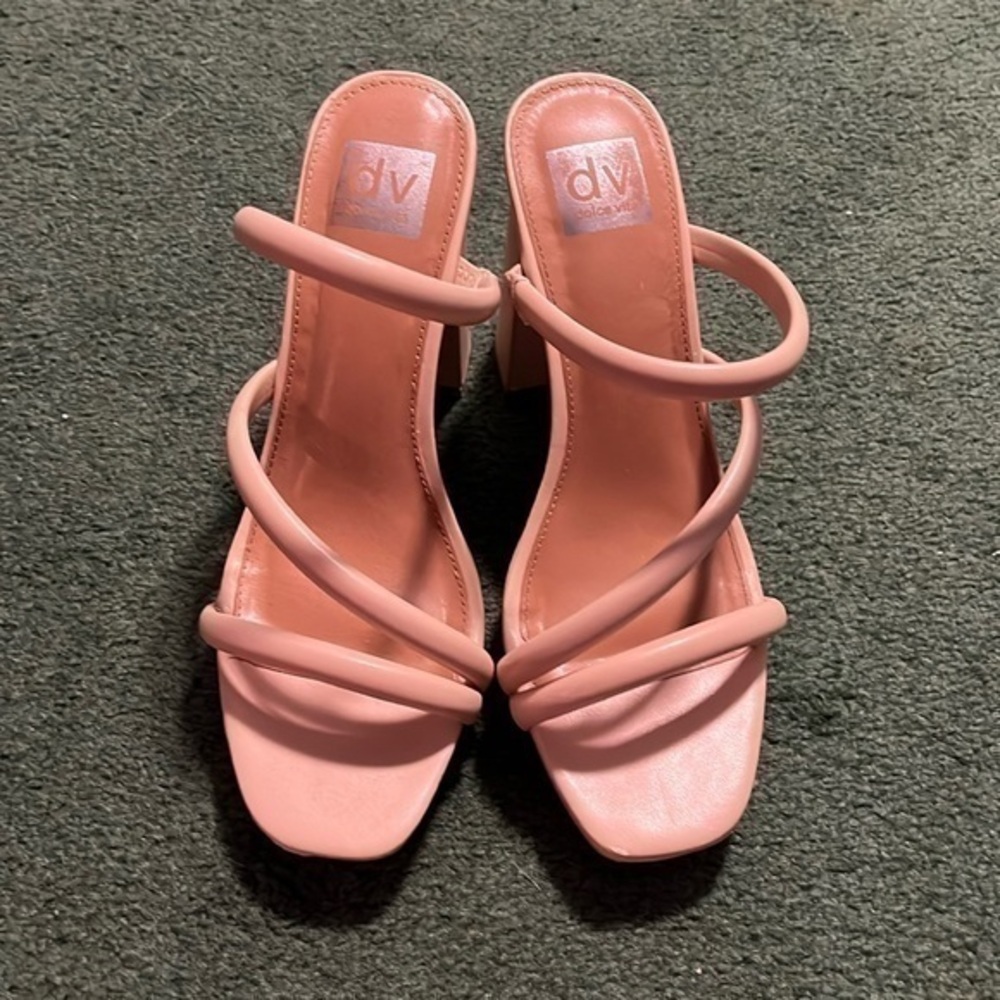 Dolce Vita Nude Heels - Picture 1 of 6